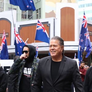 Image for Brian Tamaki Is Protesting in the United Kingdom Now
