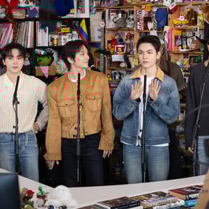 Image for Seventeen Serenade the Tiny Desk Crowd With 30-Minute Show