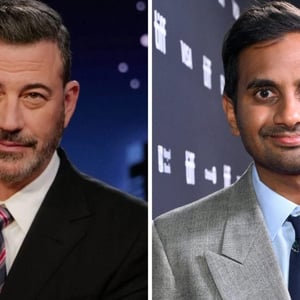Image for Jimmy Kimmel Grills Aziz Ansari on Riyadh Comedy Performance in Tense Interview: It’s a ‘Brutal Regime’ and ‘These Are Not Good People’