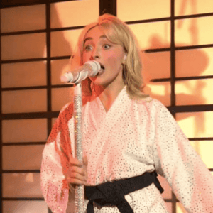Image for Sabrina Carpenter Sings Two F-Words Uncensored on ‘SNL’