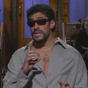 Image for Bad Bunny Mocks Fox News for Slamming Super Bowl Gig