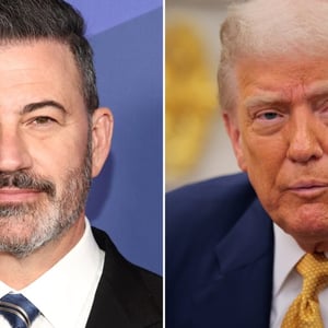 Image for Jimmy Kimmel Scolds Trump for Saying ‘Quiet, Piggy’ to a Reporter
