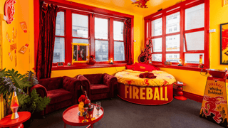 Image for Fireball Has Transformed a Sydney Hotel Into a Motel Fireball Inn to Celebrate Mr. Worldwide