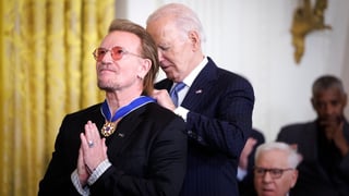 Image for See Bono Receive Presidential Medal of Freedom From Joe Biden