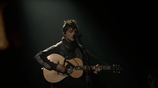 Image for &#8216;SNL&#8217;: Watch Timothée Chalamet Perform Trio of Bob Dylan Songs