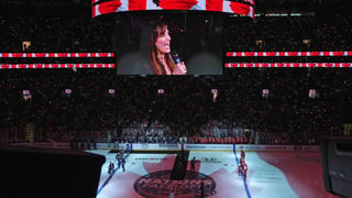 Image for Canadian Anthem Singer at 4 Nations Hockey Final Changes Lyric to Protest Trump&#8217;s 51st State Threat