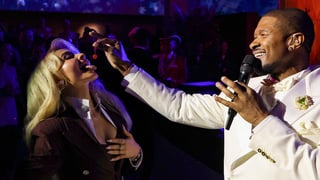 Image for Usher Apologizes to Sabrina Carpenter&#8217;s Dad After Feeding Her a Cherry at the Met Gala