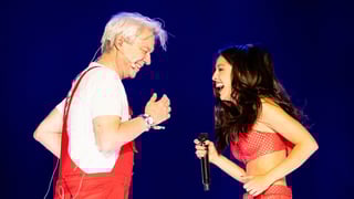 Image for Watch Olivia Rodrigo Burn Down the House With David Byrne at Gov Ball