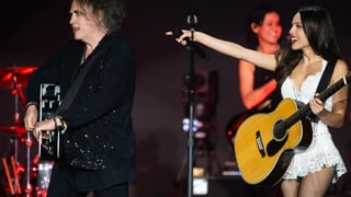 Image for Watch the Cure&#8217;s Robert Smith Join Olivia Rodrigo for &#8216;Friday I&#8217;m in Love&#8217;