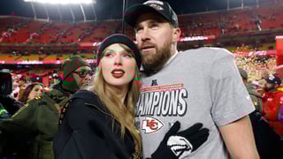 Image for Travis Kelce Jams to Original Taylor Swift Recording After Masters Win: &#8216;It&#8217;s Finally Hers&#8217;