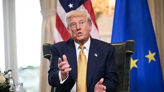 Image for Trump Rages About Windmills and Whales, Claims He Sent Aid to Gaza But No One Said &#8216;Thank You&#8217;