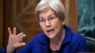 Image for Elizabeth Warren Calls Out Paramount and Other Companies Caving to Trump