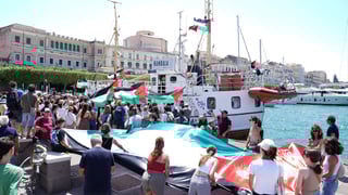 Image for Israel Seizes Aid Flotilla Bringing Baby Formula, Medicine to Gaza