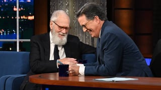 Image for David Letterman Backs Colbert Amid &#8216;Late Show&#8217; Cancellation: &#8216;Can&#8217;t Spell CBS Without BS&#8217;