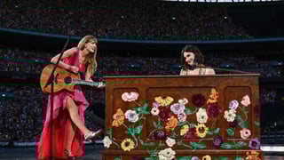 Image for Gracie Abrams Celebrates Taylor Swift&#8217;s Engagement: &#8216;Congratulations to Her&#8217;
