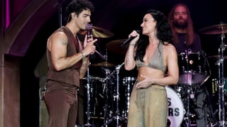 Image for Jonas Brothers Reunite With Demi Lovato for &#8216;Camp Rock&#8217; Classics at Stadium Tour Opener
