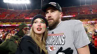 Image for Taylor Swift Makes Highly-Anticipated Appearance on Travis Kelce&#8217;s &#8216;New Heights&#8217; Podcast