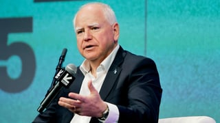 Image for Tim Walz Doesn&#8217;t Mince Words on Trump: &#8216;These Are Fascist Policies&#8217;