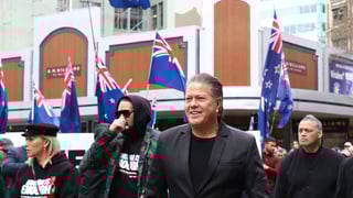 Image for Brian Tamaki Is Protesting in the United Kingdom Now