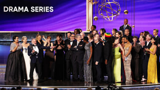 Image for &#8216;The Pitt&#8217; Dedicates Outstanding Drama Series Emmy Win to Healthcare Workers