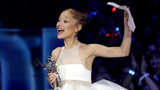 Image for Ariana Grande Thanks &#8216;My Therapists and Gay People&#8217; During VMAs Video of the Year Speech