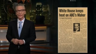 Image for Bill Maher Defends &#8216;Compatriot&#8217; Jimmy Kimmel, Slams ABC: &#8216;Stands for Always Be Caving&#8217;