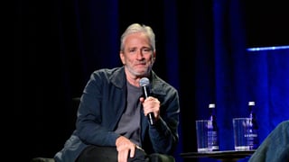 Image for Jon Stewart Gives Update on Hosting ‘The Daily Show’: ‘We’re Working on Staying’