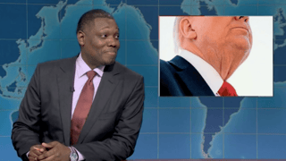 Image for &#8216;SNL&#8217; Weekend Update Mocks Trump&#8217;s &#8216;NSFW&#8217; Time Magazine Cover, George Santos Release