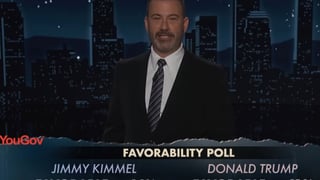 Image for Jimmy Kimmel Celebrates Beating Trump in Approval Poll: &#8216;You Know I Don&#8217;t Like To Upset Him&#8217;