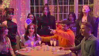 Image for Watch &#8216;KPop Demon Hunters&#8217; Trio Stage Surprise First Performance in &#8216;SNL&#8217; Sketch