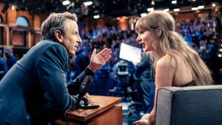 Image for Taylor Swift Reveals Travis Kelce&#8217;s Hilarious Mix-Up With Hugh Grant&#8217;s Wife and Greta Gerwig