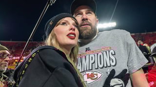 Image for Taylor Swift Can&#8217;t Believe Travis Kelce&#8217;s &#8216;Butthurt&#8217; Joke Led to Their Relationship Either