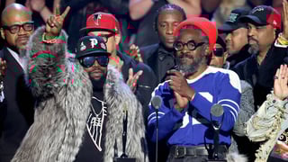 Image for Outkast Ushered Into Rock &#038; Roll Hall of Fame by Donald Glover and a Stage Full of Dungeon Family