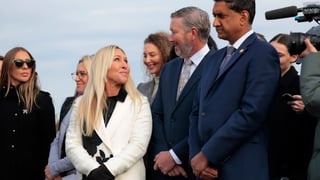 Image for MTG Slams Trump as Lawmakers Appear With Epstein Survivors Ahead of Vote