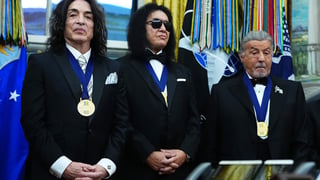 Image for Kiss, Sylvester Stallone Receive Oval Office Medals Ahead of Kennedy Center Honors Ceremony