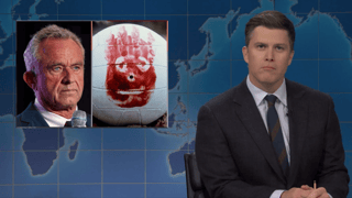 Image for &#8216;SNL&#8217; Weekend Update Roasts RFK Jr.&#8217;s Look, Trump&#8217;s Epstein Files Redactions