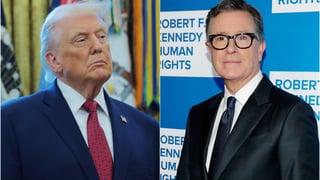Image for Trump Goes on Tirade Against Stephen Colbert Again: &#8216;Pathetic Trainwreck&#8217;