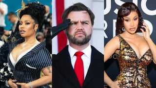 Image for JD Vance Pledges Allegiance to Nicki Minaj Over Cardi B in Rap Feud