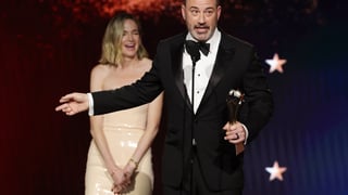 Image for Jimmy Kimmel Takes Aim at &#8216;Donald Jennifer Trump&#8217; in Critics Choice Speech