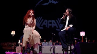 Image for See Lucy Dacus and Chappell Roan Cover &#8216;The Book of Love&#8217; at Artists for Aid Benefit Concert