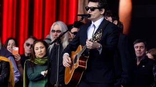 Image for See John Mayer Perform Emotional &#8216;Ripple&#8217; at Bob Weir&#8217;s Public Memorial