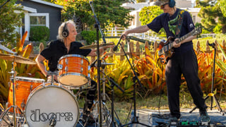 Image for Robby Krieger and John Densmore Play &#8216;Riders on the Storm&#8217; With Artists From Around the Globe