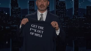 Image for Kimmel, Colbert Hit Out at ICE Killing in Minneapolis: &#8216;Get the F-ck Out of All of These Cities&#8217;