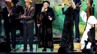 Image for Watch Joni Mitchell Perform &#8216;Big Yellow Taxi&#8217; With Sarah McLachlan, Allison Russell at Juno Awards