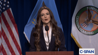 Image for &#8216;SNL&#8217; Cold Open: Fired Kristi Noem Turns In Her Gun, Badge, Lips and Lashes