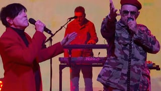 Image for Watch Gorillaz Team Up With Sparks To Perform &#8216;The Happy Dictator&#8217; on &#8216;Kimmel&#8217;