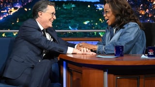 Image for Oprah Winfrey Asks Stephen Colbert How He&#8217;s &#8216;Feeling About the Whole Thing&#8217;