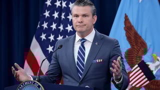 Image for Hegseth Quotes Fake &#8216;Pulp Fiction&#8217; Bible Verse, Compares Trump to Jesus
