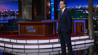 Image for Stephen Colbert Delivers Sentimental Final Monologue: &#8216;We Were Here to Feel the News With You&#8217;