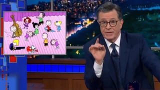 Image for Stephen Colbert Uses Copyrighted &#8216;Peanuts&#8217; Music During Finale: &#8216;I Hope This Doesn&#8217;t Cost CBS Any Money!&#8217;